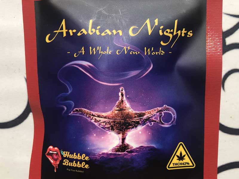 HUBBLE BUBBLE CBD(nuou)THCH Lbh 42% / 0.5ml Arabian Nights ArAiCg