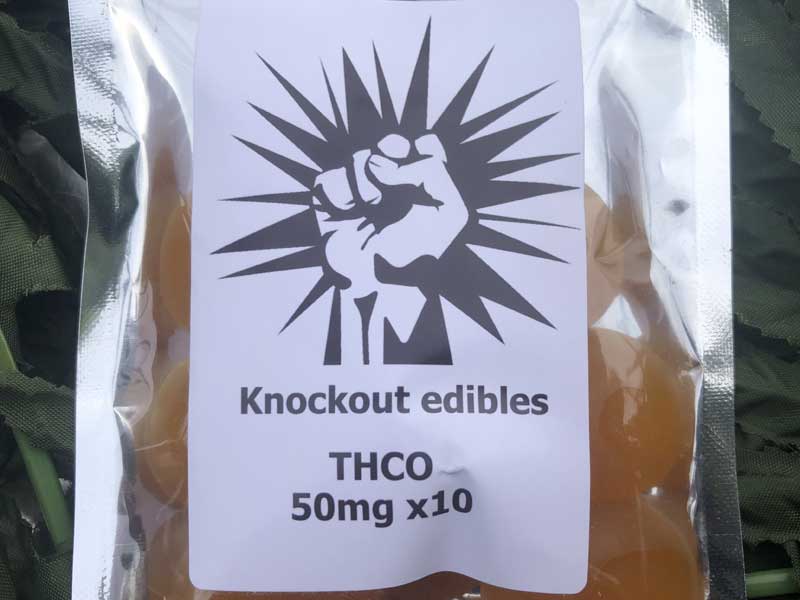 Knockout mbNAEg HHC-O Edibles Gummy HHCOZxO~@HHCO 50mg x 10