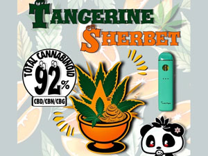 Leuke dagen/CBD���L�b�h/TANGERINE SHERBET 1ml/CBD�D�� �n�C�u���b�h�A�p���_���L�b�h�@POD