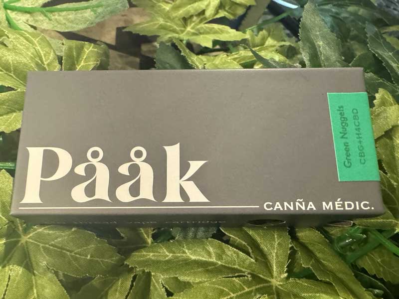 Paak Canna Medic CBG �D�� ���L�b�h Green Nuggets 0.5 ml CBG�AH4CBD live resin cartridge
