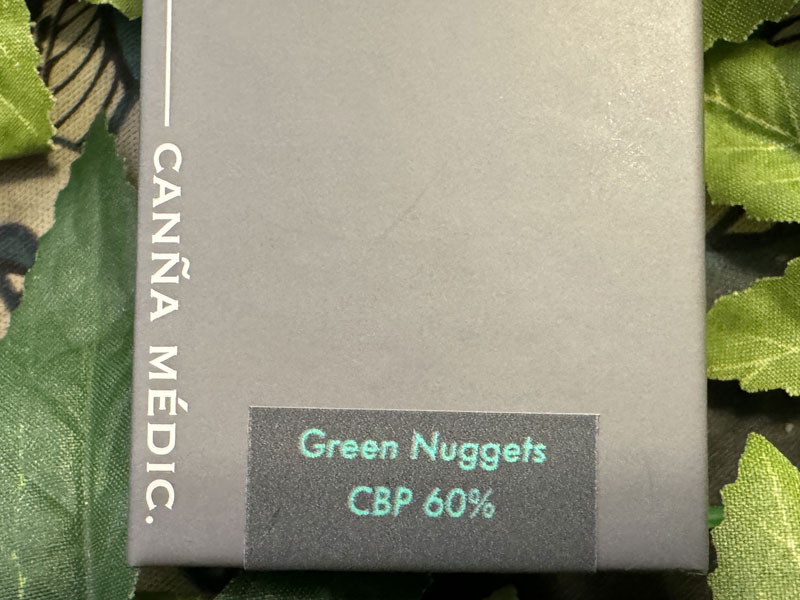 Paak Canna Medic CBP 60%Lbh Green Nuggets 0.5ml CBP live resin cartridge