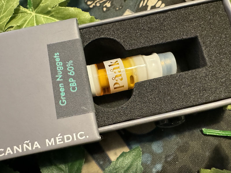 Paak Canna Medic CBP 60%���L�b�h Green Nuggets 0.5ml CBP live resin cartridge