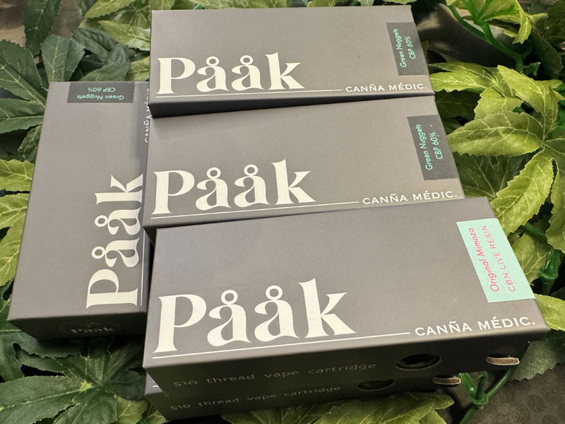 Paak Canna Medic CBP 60%���L�b�h Green Nuggets 0.5ml CBP live resin cartridge