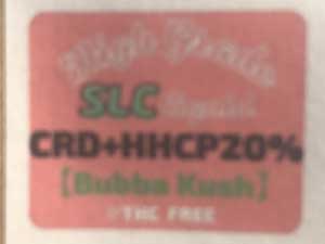 Second Life CBD/HHCP & CRD Lbh/Bubba Kush@1ml & 0.5ml HHCP 20%AHHCPLbh