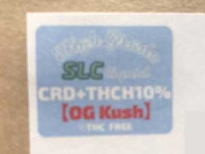 Second Life CBD/THCH & CRD Lbh/OG Kush 1ml & 0.5ml THCH 10%Ag[^900mg