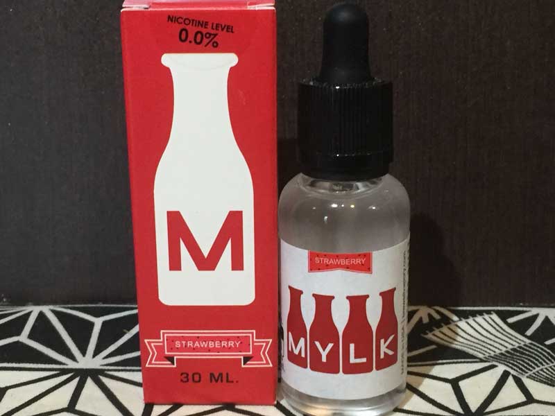 US Vape E-Liquid MYLK by Brewell Vapory Strawberry Milk 30ml Xgx[~N