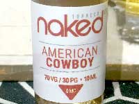USA e-liquid Naked 100 Tobacco American Cowboy 10ml AJJE{[C }{@^oR 