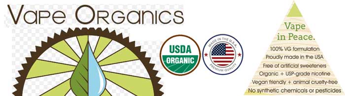 100% USDA I[KjbN Pure Organic Vapors Vape Organics I[KjbN Lbh