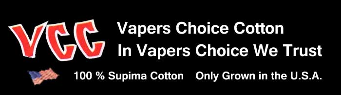 Made in USA VCC Vapers Choice Cotton xCp[Y`CXRbg
