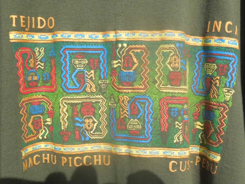 新品　ペルーインカ帝国　マチュピチュ 半袖 Tシャツ、S/S Tee