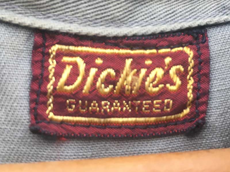 Vintage Used 1950 Dickies Work Shirts US Ò 50N fBbL[Y [NVc