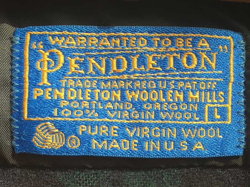 VintageAUsed Pendleton Green x Black check Wool ShirtsAUSÒ 70N yhg E[Vc