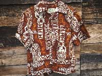 Vintage Aloha shirts Diamond Head Sports Wear Tiki/Made in Hawaii@eBL̃AnVc