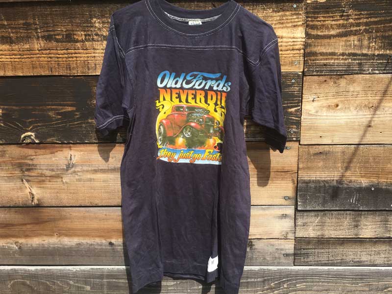 US Ò US Used S/S T-shirts Old Fords Never Die Foot Ball Tee I[htH[htbg{[TVc