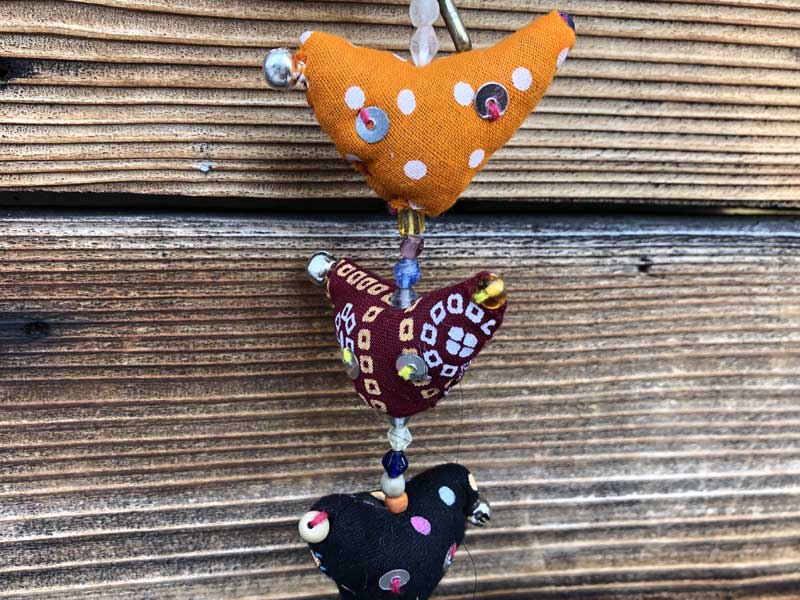 India Birds Bell 70cm�A�C���h�̃n���h���C�h���̒��̃x���A�E�H�[���f�R�Ƃ��Ă��I