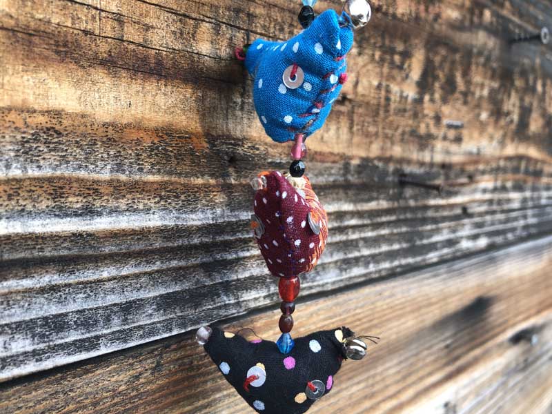 India Birds Bell 70cm�A�C���h�̃n���h���C�h���̒��̃x���A�E�H�[���f�R�Ƃ��Ă��I