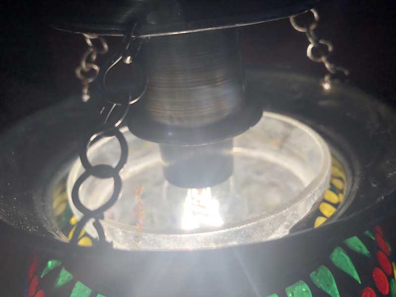 �V�i Mosaic Lamp�A���z�I�ȃC���h�݂̒艺���� ���U�C�N�����v ���a12cm