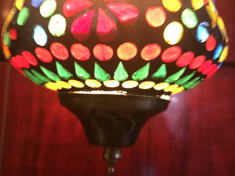 �V�i Mosaic Lamp�A���z�I�ȃC���h�݂̒艺���� ���U�C�N�����v ���a12cm