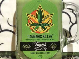 Made in USA LLh Beamer 4oz Mini Cannabis Killer Scented Candle