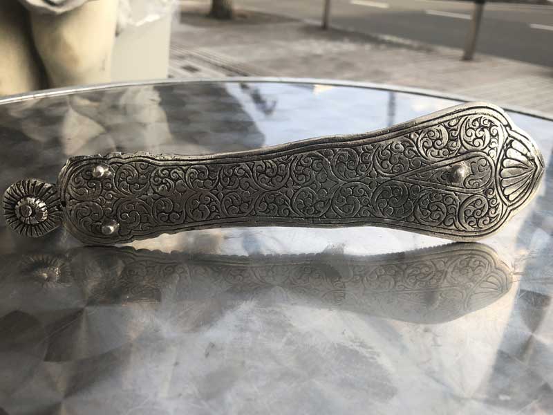 White metal Incense Stand インドのガネーシャ ホワイトメタル製のお香立て