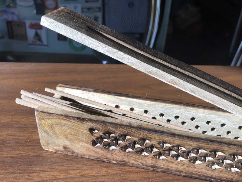 Mango Wood Incense Stand & Incense Case �}���S�[�E�b�h�̂�������&�������� 