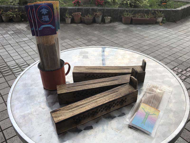 Mango Wood Incense Stand & Incense Case �}���S�[�E�b�h�̂�������&�������� 