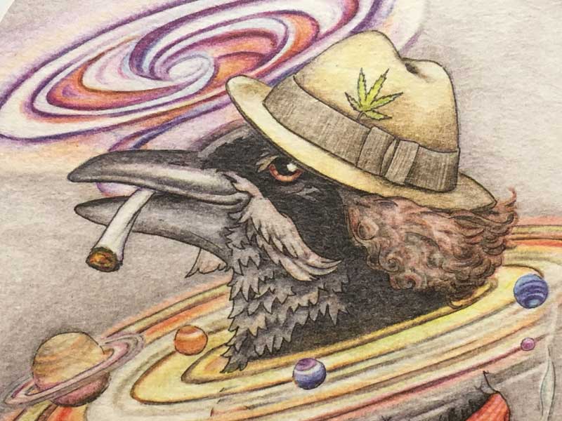 ABRAXAS COFFEESHOP/ アムステルダムのコーヒーショップ アブラクサスのコースター6枚セット