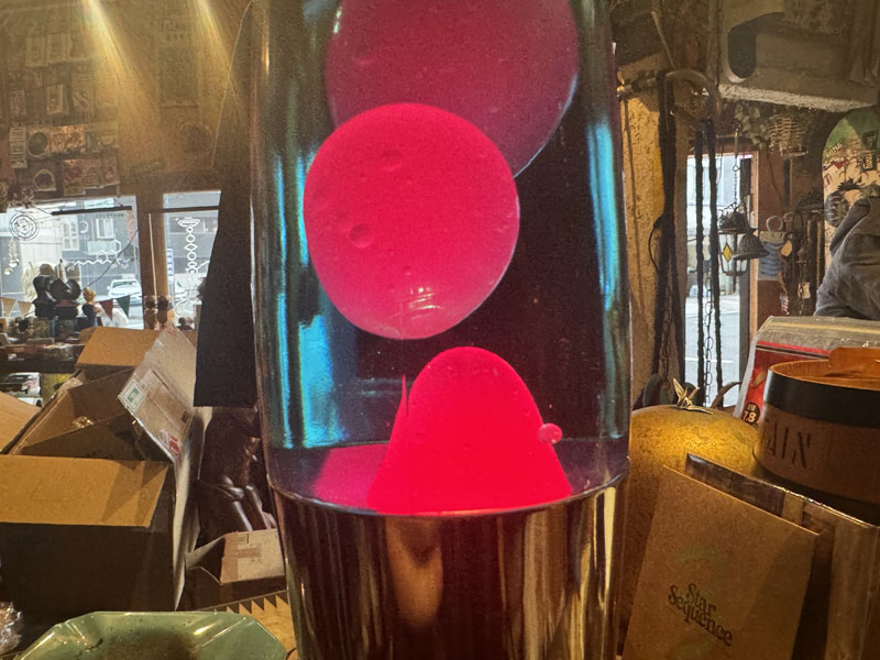 1960's Vintage ROCKET LAVA LAMP�A1960�N�� ���B���e�[�W�� ���o�����v ���o���C�g�@�T�C�P�ȃC���e���A