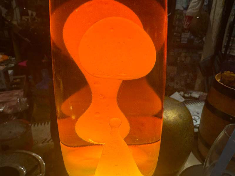 1960's Vintage ROCKET LAVA LAMP�A1960�N�� ���B���e�[�W�� ���o�����v ���o���C�g�@�T�C�P�ȃC���e���A