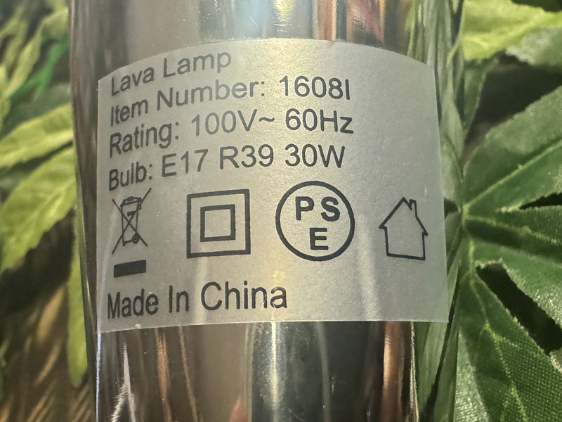 1960's Vintage ROCKET LAVA LAMP�A1960�N�� ���B���e�[�W�� ���o�����v ���o���C�g�@�T�C�P�ȃC���e���A