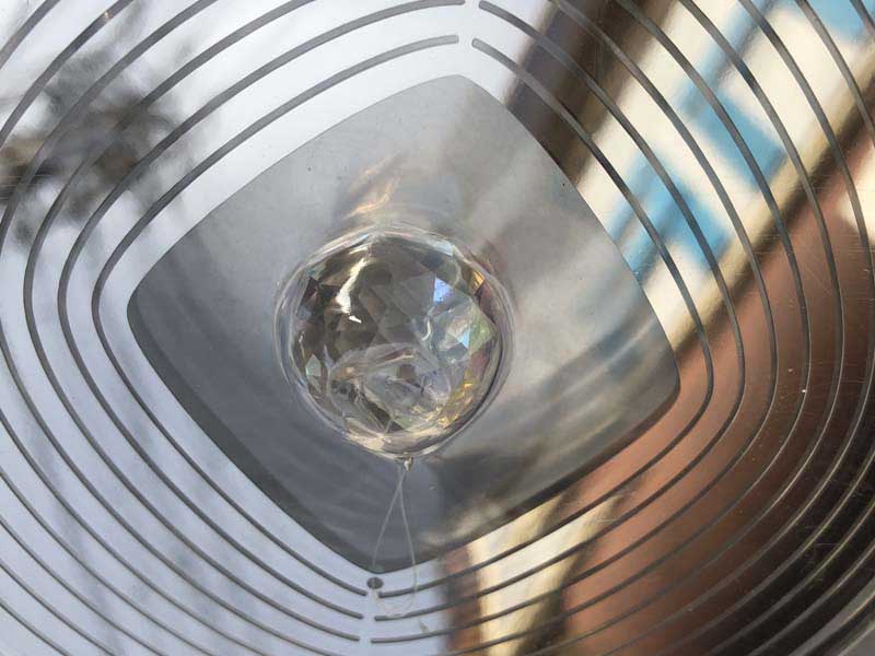 Wind Spinner 5 inch Round & Sun CatcherACosmo Spinner AoʔQȎŘbݎG