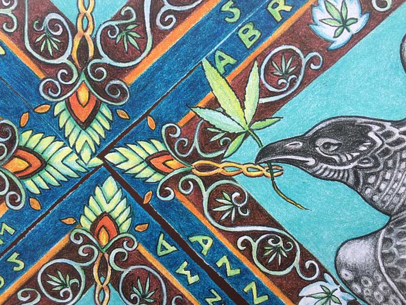 ABRAXAS COFFEESHOP Poster/ アムステルダムのコーヒーショップ アブラクサスのポスター