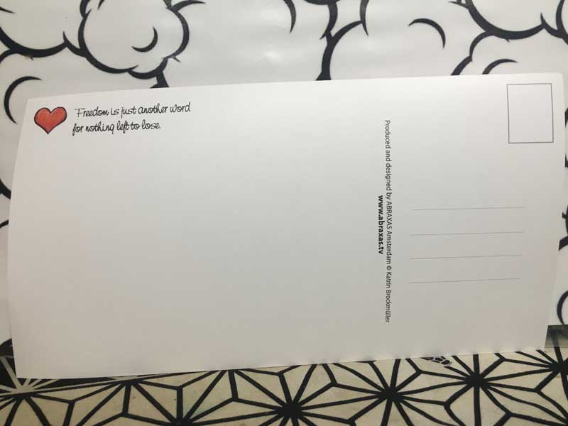 ABRAXAS COFFEESHOP/ �A���X�e���_���̃R�[�q�[�V���b�v �A�u���N�T�X�̊G�t���A�|�X�g�J�[�h