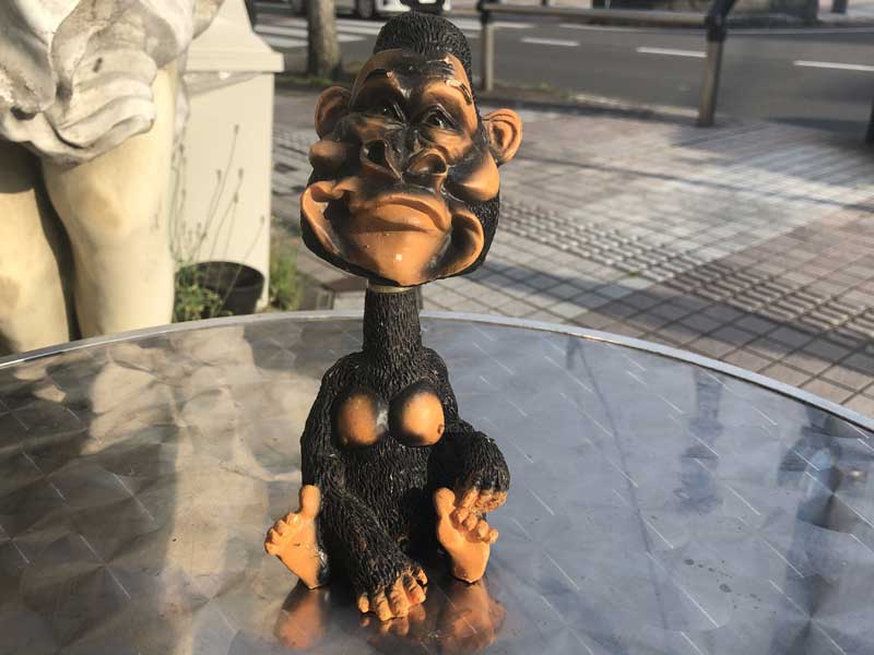 Used US Toy Gorilla Bobbing Head Doll アメリカで購入した中古のゴリラの首振り人形