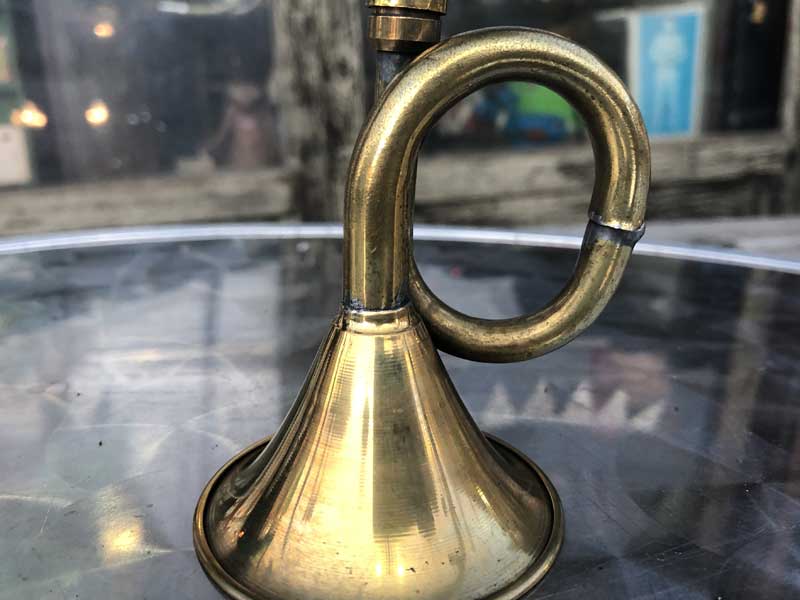 サイクルワーラー（人力自転車)のラッパ、ホーン ! 自転車のベル代わりにも！