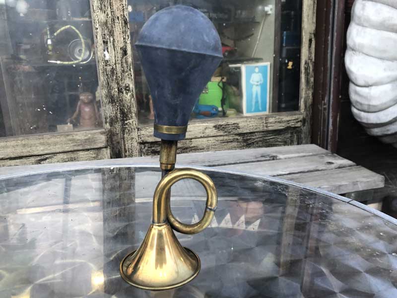 サイクルワーラー（人力自転車)のラッパ、ホーン ! 自転車のベル代わりにも！