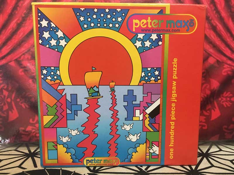 Vintage Deadstock Peter Max Puzzle、新品未開封 ピーターマックス サイケデリックアート パズル