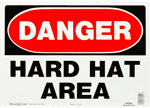 USESign Hillman Sign Center AJ̊Ŕ@Danger Hard hat area
