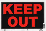 USESign Hillman Sign Center AJ̊Ŕ@Keep Out